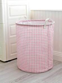 Fabric Storage Basket, Clothes & Toy Organizer Box, Waterproof & Foldable Lining - Multicolor - View 2