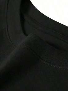 Suave Impala Camiseta femenina casual estilo vaquero con estampado de letras LOVE y elementos western, tela suave, corte holgado, cuello redondo, manga corta para primavera/verano fiestas al aire libre, ropa de calor mujer - Negro - Ver 3