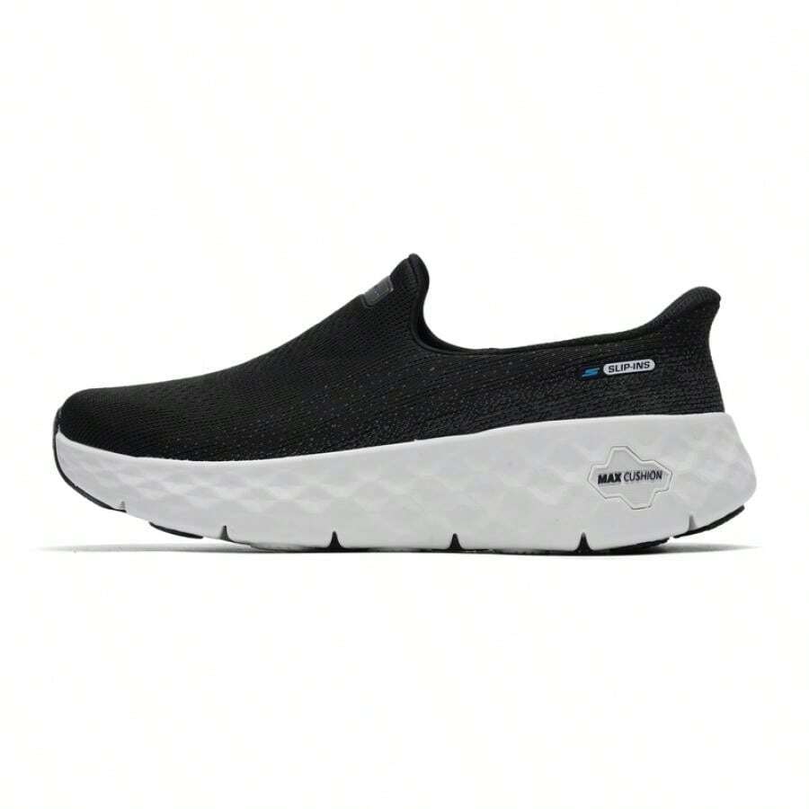 Skechers Giày nam thường ngày GO WALK MAX CUSHIONING FLEX, giày đi bộ nam thoải mái, tối giản, phù hợp cho việc đi lại hàng ngày 217111-BKW - Đen/trắng - Xem 1