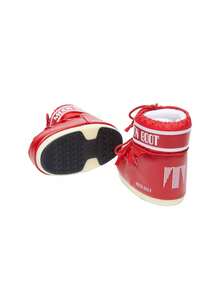MB ICON LOW NYLON Women's Snow Boots RED 80D1409340-D001 - Red - View 4