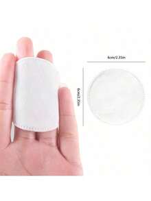 80pcs Makeup Remover Pads, Gentle Skin-Friendly Makeup Remover Pads - Multi-Use Facial Cleansing Wipes For Daily Skincare. Ultra-Soft Facial Cleansing Pads - Lint-Free Makeup Remover Wipes For Sensitive Skin. Premium Hydrating Facial Pads - Multicolor - View 7
