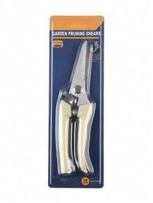 1 chiếc kéo cắt tỉa cây chuyên nghiệp bằng thép không gỉ, thiết kế tay cầm màu trắng tiện dụng, thích hợp để tỉa cành, hoa, ghép cây, vườn cây ăn quả, các công việc làm vườn, cắt hoa, cây cảnh, bonsai và thu hoạch trái cây quanh năm. - nhiều màu - Xem 13