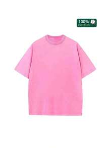 Spring/Summer Fashion,230G Double-Sided Washing, Flame Girl Printed T-Shirt, High Quality Batik Cotton Vintage Fashion Brand T-Shirt, A Certain Thickness Suitable For Summer T-Shirts, Holiday Gifts. ,Friendly, Slouchy Style, Y2K Vintage, Vacation Casual, Weekend Wear, Mother's Day Gift, Unisex - Đỏ - Xem 2