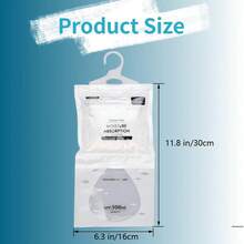 1-40PCS/SET Hanging Moisture Absorber Bag, 500ml Unscented Closet Dehumidifier, Visible Water Collection Desiccant For Wardrobe And Bathroom - Multicolor - View 4