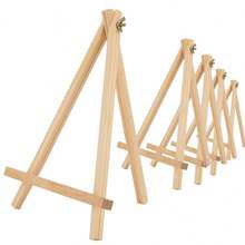 1pc Minimalist Multi-Functional Light Wood Tone Desktop Easel, Natural Wood Non-Slip Stable, Suitable For Student Painting, Home Photography, Art Sketching, General Celebration Occasions - Desktop Easel - View 5