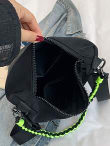 Bolso de hombro de gran capacidad, de moda y sencillo, diseño exclusivo, bolso cruzado personalizado para uso diario, bolso cubo casual y retro, adecuado para compras, ir al trabajo, salidas diarias y fiestas - Ver 10