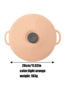 Brodark 1pc Silicone Hanging Universal Pot Lid, Anti-Boil Over For Cooking Noodles & Porridge, Kitchen Essential Space-Saving - Multicolor - View 14