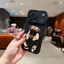 compatible with Appleおよびcompatible with Samsung Galaxyシリーズス スマホケース キャラクター  TPU素材、強化されたレンズ保護、瞳孔デザイン。 パグケース  11  17e 手机壳  17e 手机壳 家族、恋人、友人、そして子供たちへのプレゼントに最適です。  16 Pro Max/15 Pro/S24 Ultra/11 Pro Max/12/S22/S24/17e/17 Pro Max/ 13 pro/16/11 Pro/Apple  Air/15 Pro Max/14 Pro/14 Pro Max/17 Pro/14/S23/S25 Plus/12 Pro/S25/17/S25 Edge/15 Plus/12 Pro Max/15/16 Pro/16 Plus/S22 Ultra/S25 Ultra/14 Plus/S23 Ultra/13/16e/13 Pro Max - ホワイト - チェックする 2