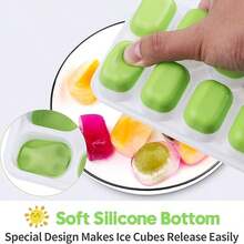 1 pieza Soporte original a prueba de fugas para paletas de hielo con pajita, conveniente para refrigerios congelados, evita el desorden - Rojo - Ver 9