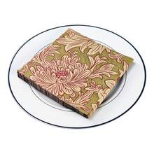 IOOJA 20/50pcs 2-Ply Unfolded Size 33*33cm Gold Flower Pattern Printed Party Napkins, Disposable Tissue Paper Suitable For Theme Parties, Essential For Company Events, Friends Gatherings - Multicolor - View 7