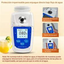 High-Precision Digital Refractometer With A Sugar Measuring Range Of 0 To 55% For Beverages. - A - View 5