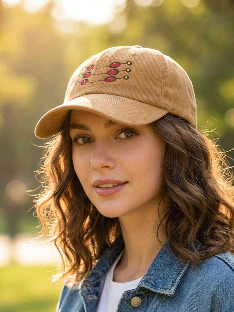 Gorra de Béisbol para Mujer con Diseño de Bordado Detallado - Sombrero Deportivo Casual con Visera Curva y Ajuste Personalizable - Accesorio de Cabeza de Alta Calidad con Detalles de Hilo y Aguja - Gorra de Algodón Transpirable con Costuras de Precisión para Actividades al Aire Libre Playa y Gimnasio - Complemento Estilizado para Protección Solar y Uso Diario - Gorra con Cierre de Hebilla Adaptable - Estilo Atemporal y Versátil - Sombrero Femenino de Construcción Robusta y Ligera - Accesorio - Amarillo Mostaza - Ver 1