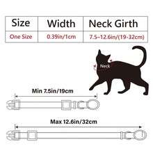 Vòng cổ cho thú cưng màu đỏ có chuông, vòng cổ điều chỉnh được, phù hợp cho mèo và chó nhỏ. - Đỏ - Xem 6