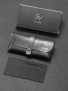 SY SI YANG Brand Polarized Sunglasses For Men And Women, Square Frame Design, UV400 Sunglasses For Driving, Premium Quality, Anti-UV, Comes With Exquisite Glasses Storage Bag And Cleaning Cloth - A - View 12