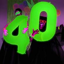 Mega-L - Suministros de fiesta que brillan en la oscuridad, 40 pulgadas, fluorescente gigante de neón amarillo limón número 7 globos para el séptimo cumpleaños, globos de números de bricolaje, letrero - Número 7 - Ver 6