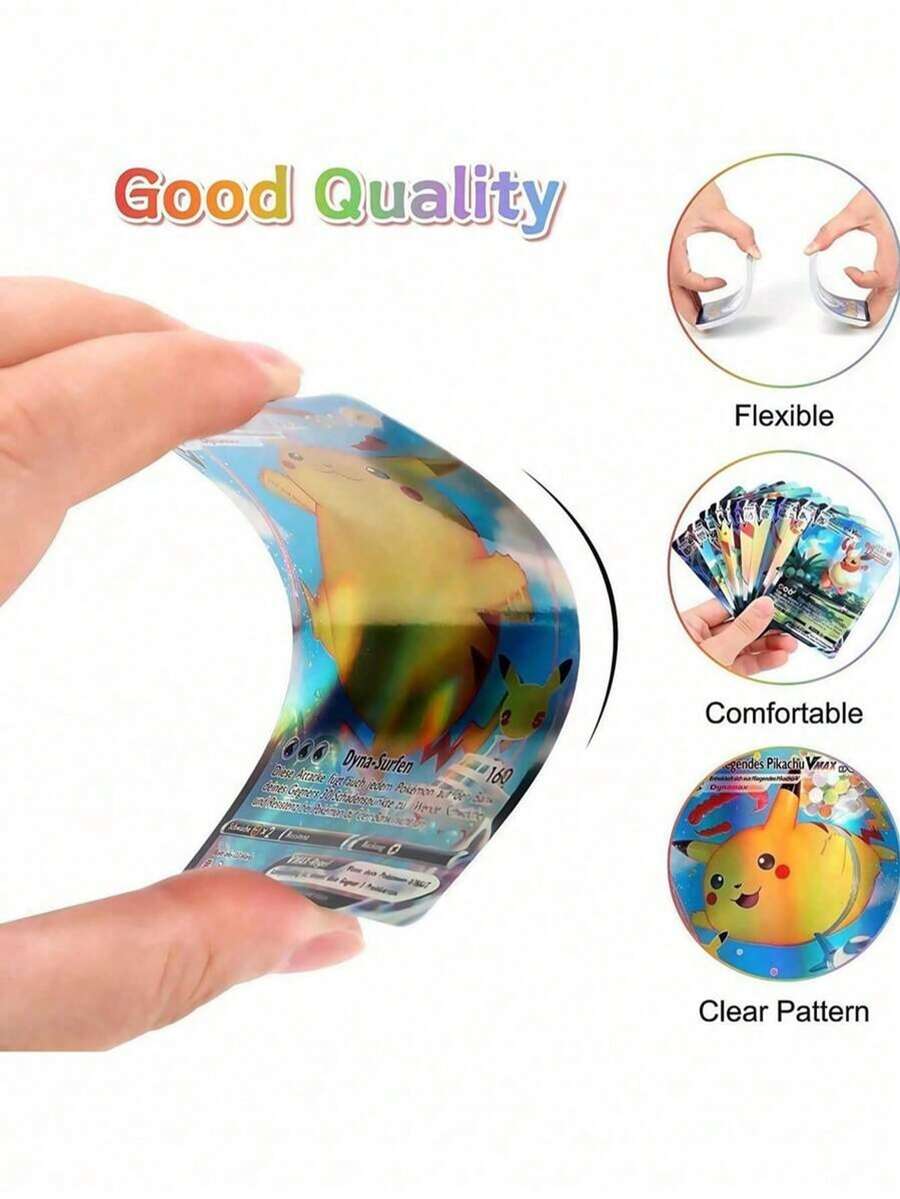 宝可梦稀有异色卡牌收藏，包含闪光和异色形态的宝可梦，为您的收藏增添稀有度和乐趣。随机发货。 - 彩色 - 查看 1