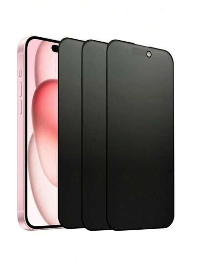 Bộ 3 miếng dán màn hình cường lực chống trầy xước + miếng dán bảo vệ màn hình riêng tư, tương thích với Apple 15 PROMAX, 15, 16, 15PRO, 14, 13, 12, 11, XR, XS, X, 7, 8, 17, 17 Pro, 17 Pro Max, 17 Air, 17E, 16E, Chống nổ, Chống rơi, Chống trầy xước, Chống nước, Độ trong suốt HD, Món quà Ngày của Mẹ tuyệt vời nhất dành cho gia đình và bạn bè, Có thể có sự khác biệt nhỏ về màu sắc, Bảo vệ sự riêng tư