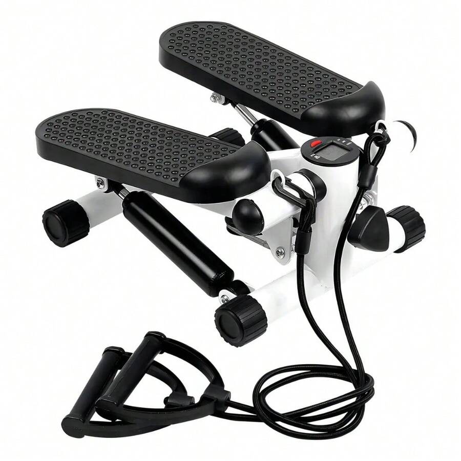Mini Escaladora Portátil Pantalla Lcd Con Bandas Resistencia - Negro - Ver 1