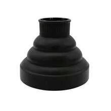 New Salon Tool Black Universal Silicone Hairdryer Diffuser Cover Adjustable Temperature Resistant Dispersing Drying Hair Dryer - Black - View 8