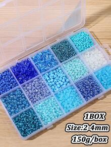 1 Box 15 Compartments Mixed Glass Seed Beads, DIY Jewelry Making Kit Suitable For Beginners To Make Bracelets, Necklaces And Other Jewelry - 15-compartment Box - View 12