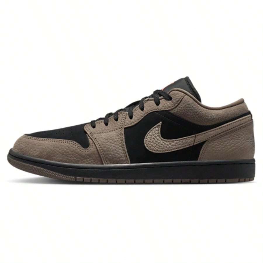 Nike Air Jordan 1 Low 'Men's Patent Varsity Red Black Jordans For Men HV4089-006 | Low-Top Versatility, Everyday Wearable - 咖啡棕 - 查看 1