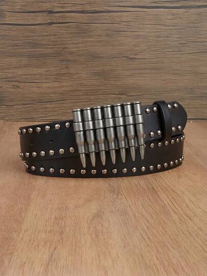 1 chiếc thắt lưng nam kiểu miền Tây, chất liệu mờ, dập nổi, phụ kiện đa năng cho quần jeans mùa hè.