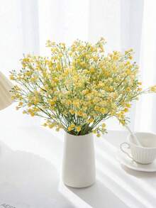 4 Bunches Artificial Baby's Breath Flower Bouquet, Artificial Flowers & Plants For Home Decor, Kitchen, Dining Table, Living Room, Bedroom, Tabletop, Engagement, Wedding, Bridal Bouquet, Party, Valentine's Day, Mother's Day, Thanksgiving, New Year, Birthday Gift - Multicolor - View 7