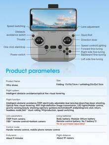 Máy bay không người lái Quadcopter I1PRO nâng cấp năm 2026 với camera kép, chức năng tránh vật cản, bảo vệ cánh quạt tích hợp và điều khiển từ xa bằng màn hình, khả năng bay lơ lửng nhờ cảm biến quang học, hệ thống đèn chiếu sáng độc đáo, chụp ảnh/quay video bằng cử chỉ, món quà hoàn hảo cho mọi dịp lễ. - Xem 11