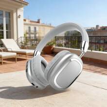 New Bluetooth Headphones With HIFI Sound, Comfortable Cushion,Foldable And Rotatable Design, Type-C Metal Finish, High-End Business Gift Wireless Bluetooth Headset - Silver - View 4