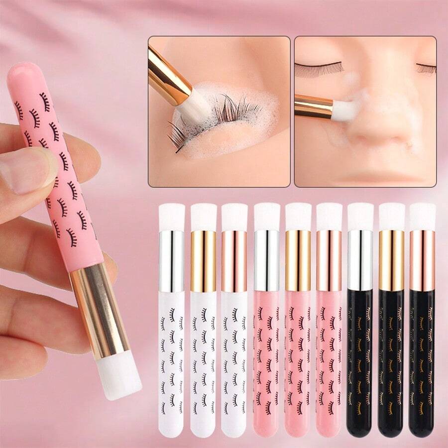 MyAoKuE-Up Bộ 5 cọ trang điểm mũi, đa năng với các loại cọ in hình, cọ kẻ lông mày và cọ rửa mặt. Tiện lợi mang theo, phù hợp sử dụng hàng ngày và khi đi du lịch, là dụng cụ trang điểm thiết yếu.