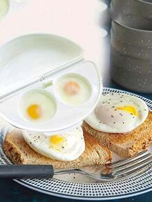 Easy Clean Microwave Egg Cooker - Reusable, Non-Stick, Suitable For Breakfast And Baking, Kitchen Gadget For Home And Restaurant Use - Multicolor - View 1