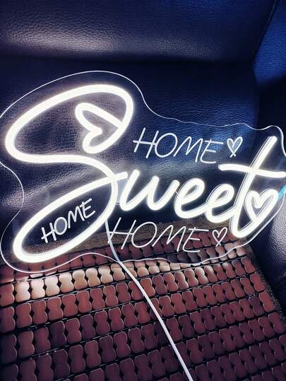 Đèn LED neon ngọt ngào, ánh sáng trắng ấm áp và lãng mạn, nguồn điện USB, thích hợp cho phòng ngủ, trang trí nhà cửa lãng mạn, không gian riêng tư của các cặp đôi và kỷ niệm ngày cưới.