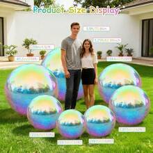 Bola de espejo inflable, bolas de discoteca grandes, globos de PVC reutilizables para grandes eventos, fiestas, conciertos, escenarios, decoración de boda - pago - Ver 12