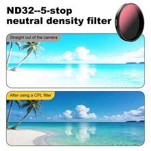 USKEYVISION Professional Action Camera Filter Kit: CPL/ND8/16/32 Neutral Density Filter, CPL Polarizing Filter Accessories, Panoramic Four-Piece Set (ND*3 + CPL), Suitable For Action3/4/5pro Action Cameras. - View 5