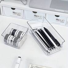 6pcs Plastic Drawer Organizer Set, Non Slip Drawer Storage Tray Large Size Divider, Multi-Functional Storage, Suitable For Domestic Scenes.Drawer/Desktop Cosmetics Storage Box, Transparent Dresser Storage Box, Anti-Drop Multi-Compartment Jewelry And Small Objects Storage, Exquisite Storage Box - 6 Items (3S+3M) - View 11