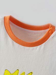 mini bala Kids Baby Romper, Soft Breathable Sweat-Wicking Quick-Dry 2026 Summer - 象牙白 - 查看 6