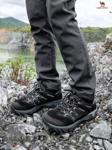 CAMEL CROWN Men's Breathable Non-Slip Lightweight Low-Top Hiking Shoes, Suitable For Outdoor Trekking, Hiking And Walking - Black - View 7