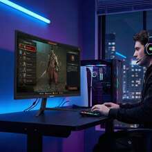 GAWFOLK 27" 1080p 250Hz Curved Gaming Monitor | 1800R Curve, 0.5ms Response, AMD FreeSync Premium | Ultra-Fast 250Hz Computer Monitor For PC Gaming, Esports & Home Office | Low Blue Light, Flicker-Free, Tilt Stand | Unbeatable Speed For FPS Gamers | Ideal Graduation Gift For Serious Gamers | [Monitor, Gaming Monitor, Computer Monitor, PC Monitor, Portable Monitor, TV Alternative] - 27-1K-250HZ-1800R Monitor - View 5