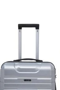 YSTYLE Travel Luggage Set, Lightweight Trolley With ABS Hard Shell, 4 Wheels And TSA Combination Lock, 4-Piece Suitcase - Silver - View 6