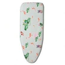 Nova Capa de Tábua de Passar Roupa com Estampa Floral, Reforçada e Resistente ao Calor, Tecido de Tábua de Passar Roupa Resistente a Manchas e Escudo de Calor Elástico para Mesa de Passar Roupa - Multicolorido - Visão 15