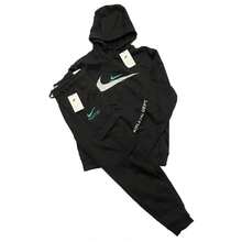 Nike Standard Issue Fleece Athletic Men's Black Tracksuit - 黑色 - 查看 8