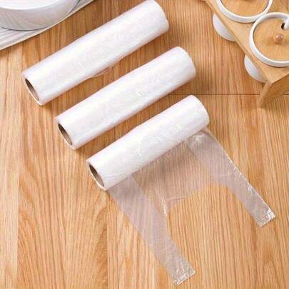 100 Rolls Durable Tear-Resistant Food Storage Bags, Suitable For Fruits, Vegetables, Outdoor Cooking And Kitchen Use