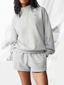 Accolade 1/4 Zip Pullover - Athletic Heather Grey - 查看 1