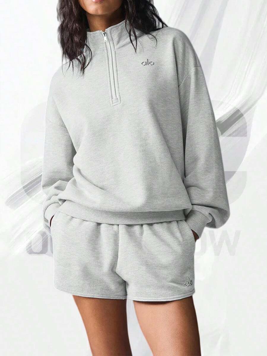 Accolade 1/4 Zip Pullover - Athletic Heather Grey - 查看 1
