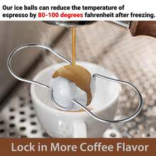 1/3pcs Upgraded Ice Ball Stainless Steel Ice Ball Coffee Maker Accessories - Silver - View 7