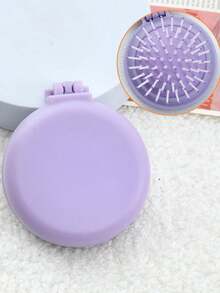 Bộ 1/2/3 lược chải tóc gấp gọn hình bánh macaron, lược chải tóc mini bỏ túi tiện dụng, dụng cụ tạo kiểu tóc, phụ kiện cần thiết khi đi du lịch cho phụ nữ và bé gái, thích hợp cho hoạt động ngoài trời, văn phòng, đi học, mùa hè, kỳ nghỉ, lễ hội, tiệc tùng. - Nhiều màu - Xem 3