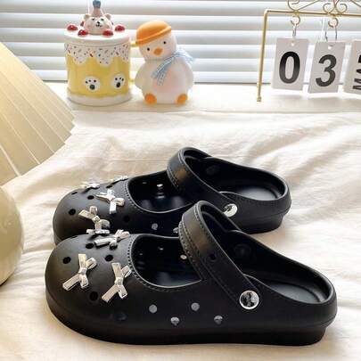 2026 Zoccoli Mary Jane di stile coreano Ins, sandali da spiaggia casual comodi da esterno in EVA per donne