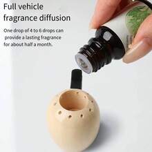 Difusor de ventilación de coche de madera, decoración de difusor de fragancia de coche de alta calidad y multicolor - multicolor - Ver 6