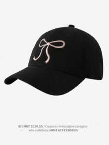 2 顶装心形刺绣高马尾半空礼帽女士夏季遮阳棒球帽多功能鸭舌帽 - 彩色 - 查看 18