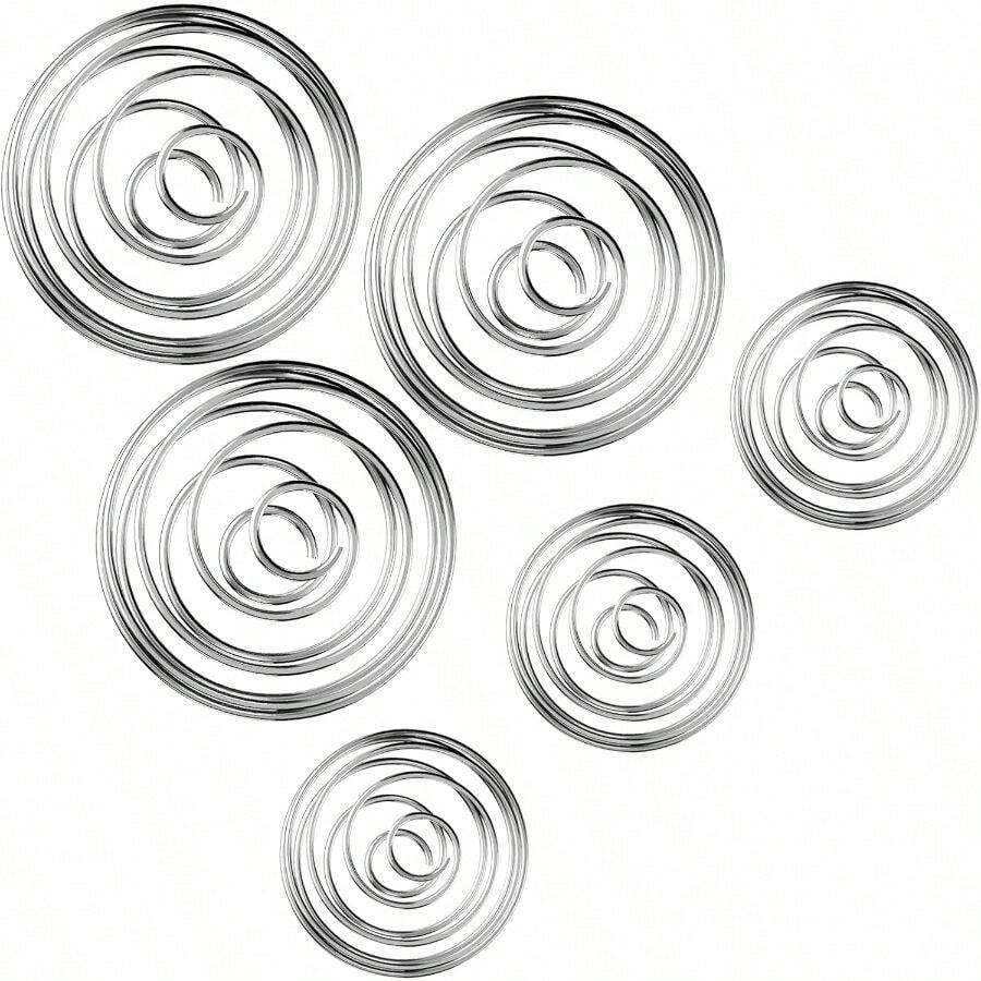 6 Pcs Shaker Balls Shaker Bottle Ball 2 Sizes Stainless Steel Mixing Balls Protein Shaker, Drinking Bottle - 2.1吋和1.2吋球組 - 查看 1